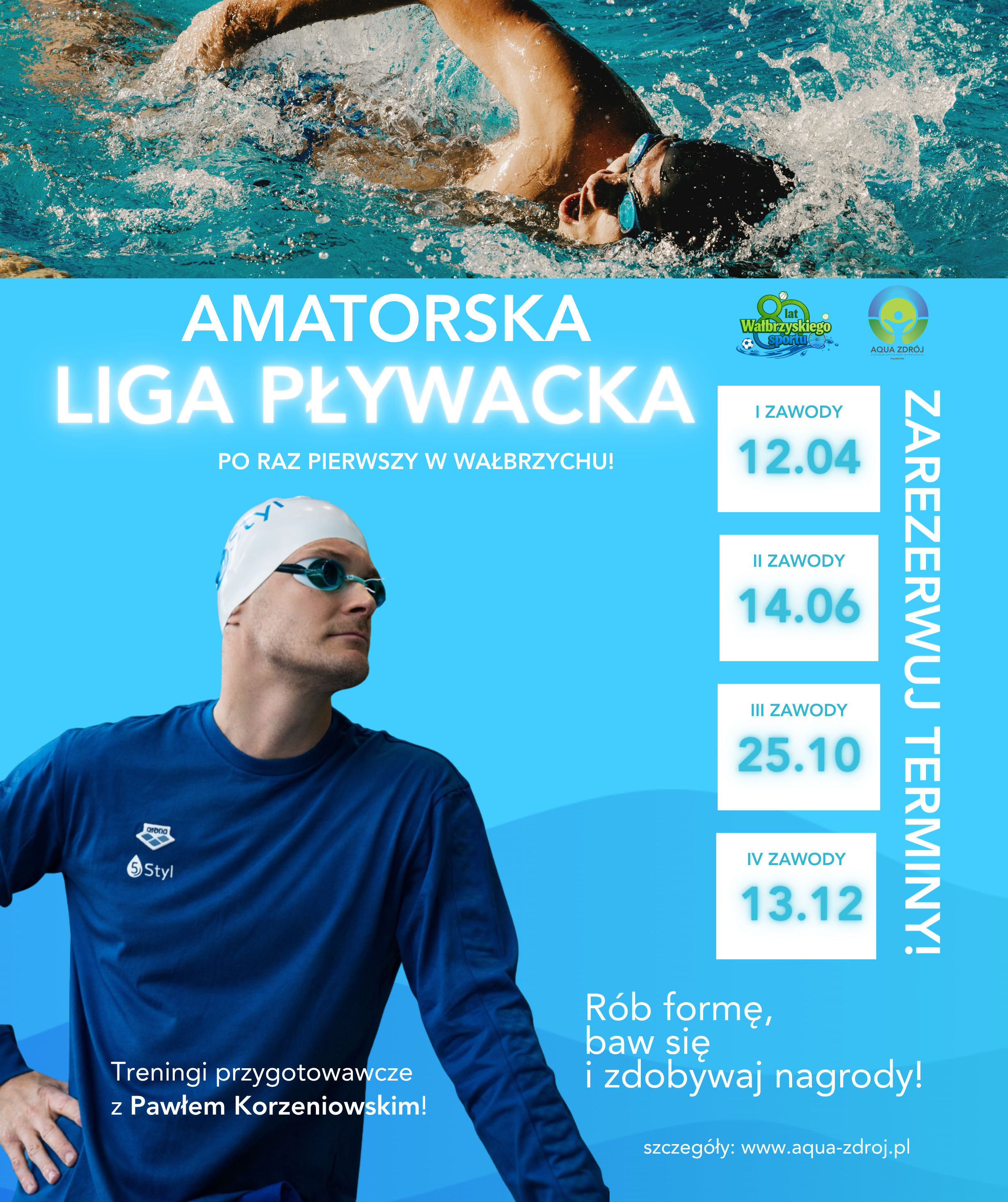 Po raz pierwszy w Wałbrzychu – Amatorska Liga Pływacka w Aqua Zdrój