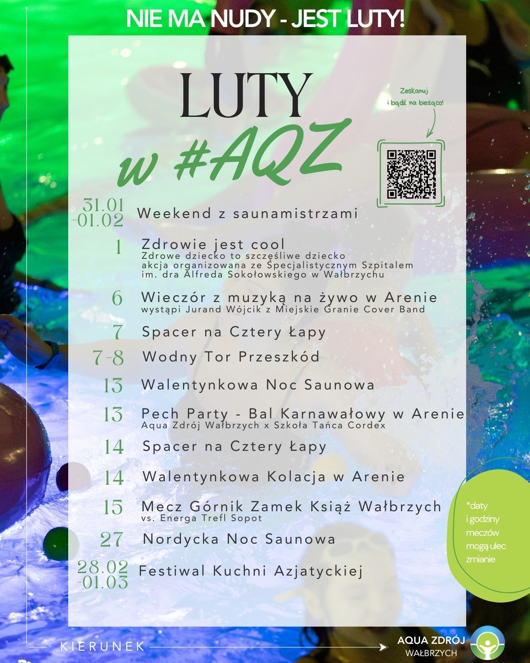 Luty w Aqua Zdroju – tu nie ma nudy!