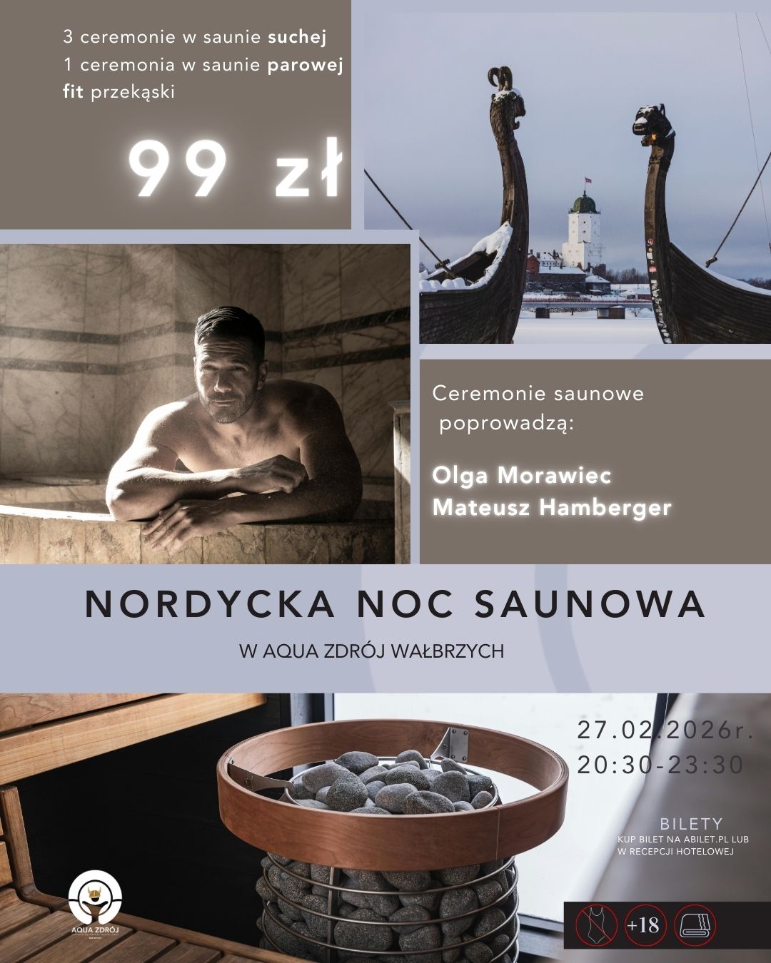 Nordycka Noc Saunowa w Aqua Zdroju