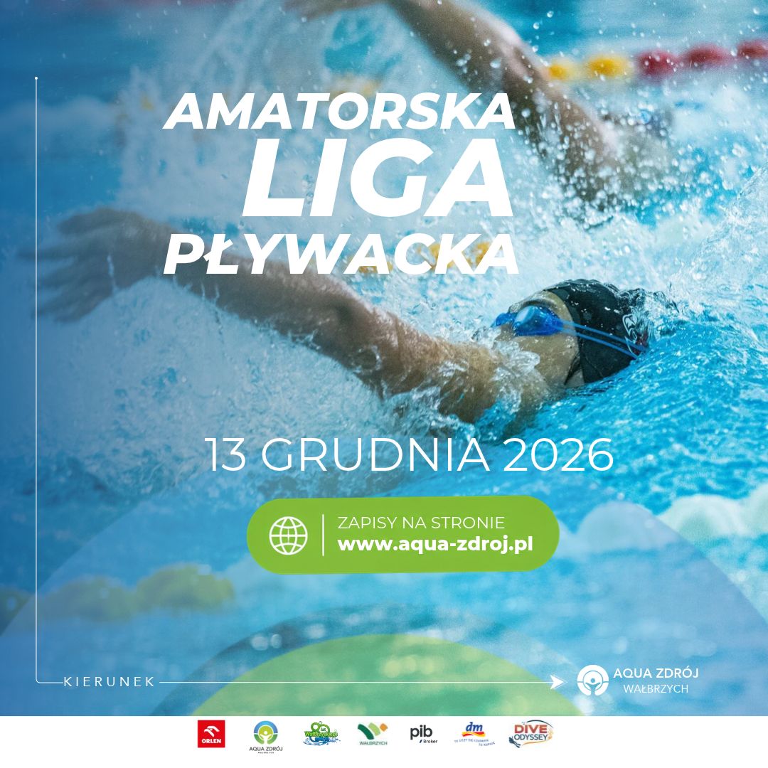 🏊 Amatorska Liga Pływacka – 13 grudnia!