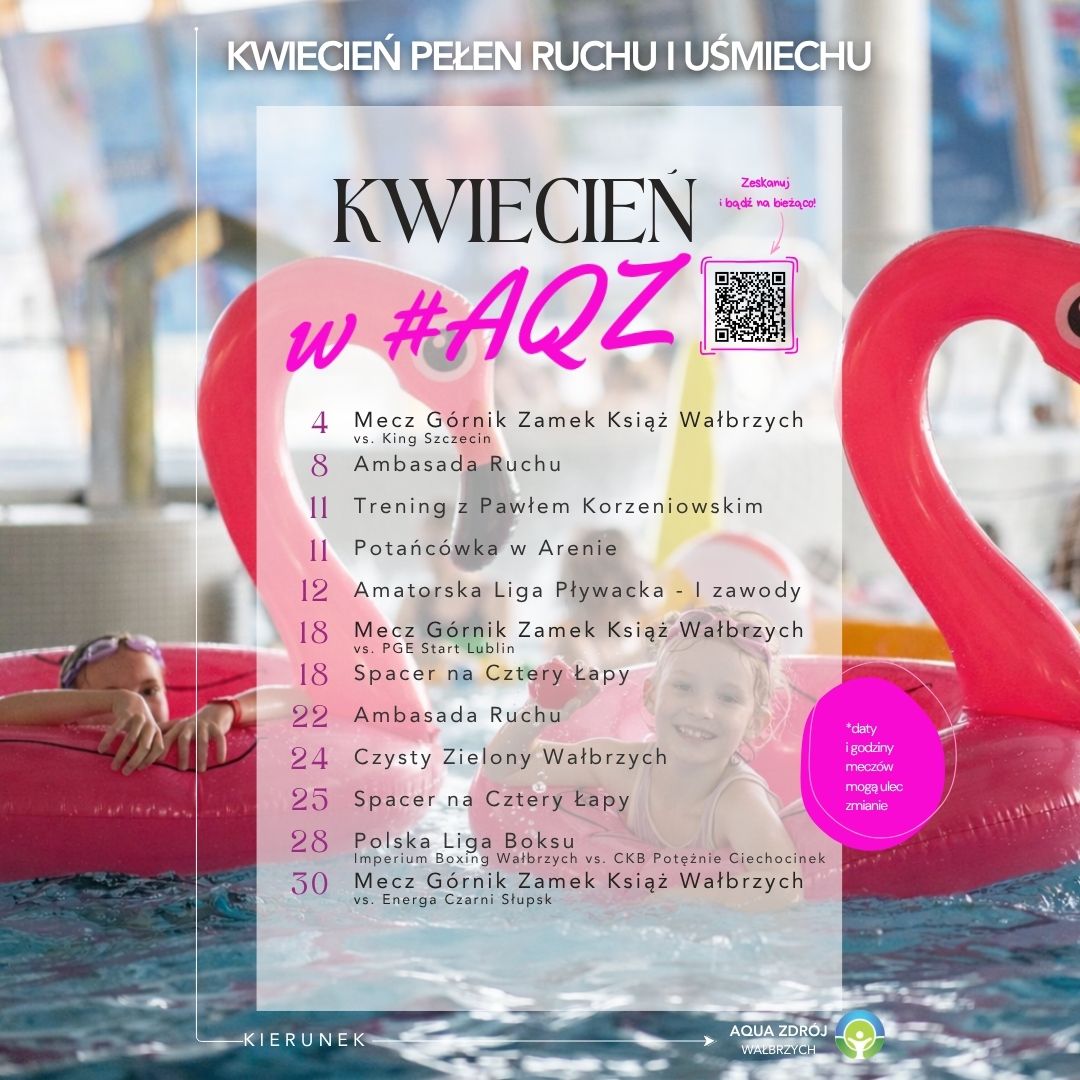 Kwiecień w Aqua Zdrój 
