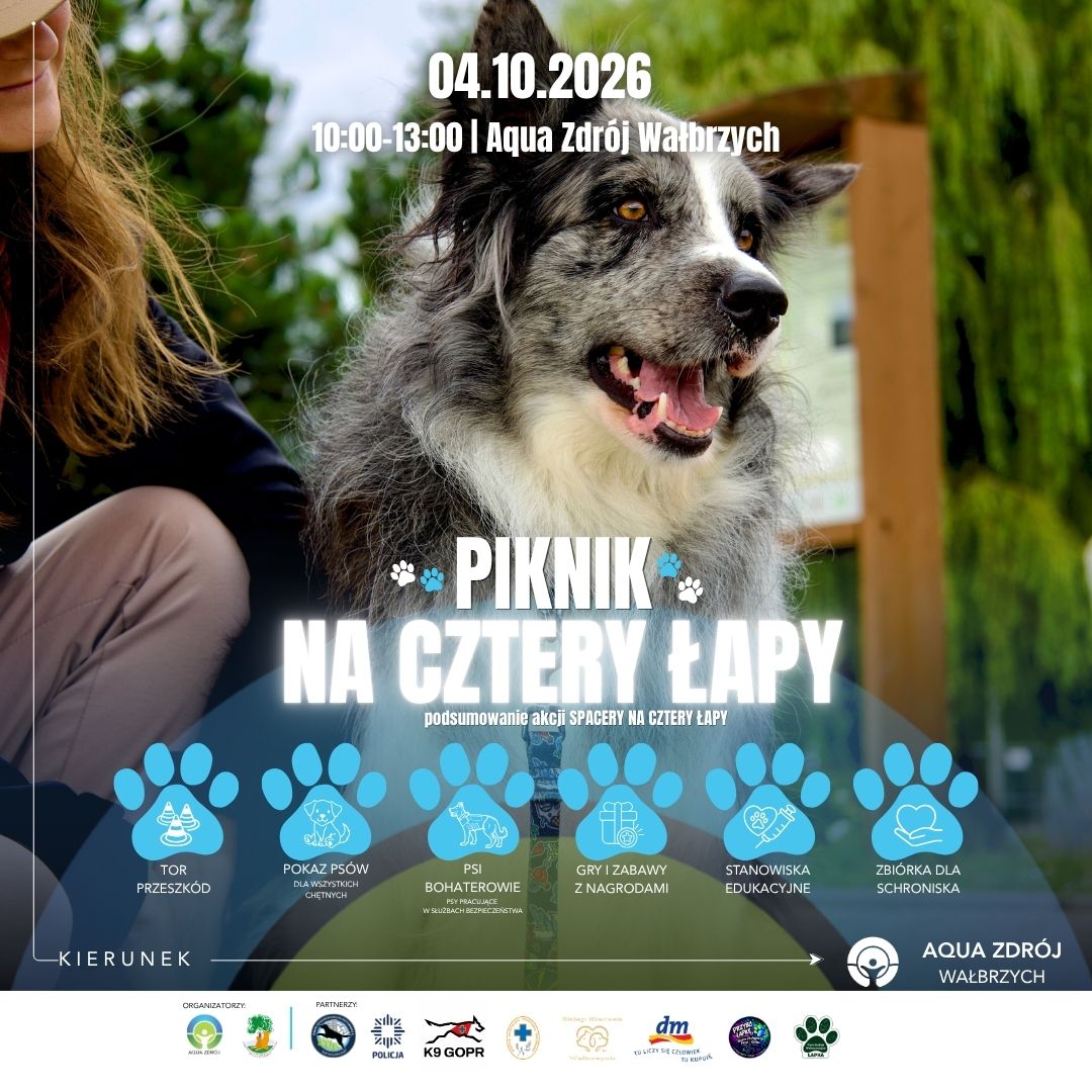🐾 Piknik na Cztery Łapy