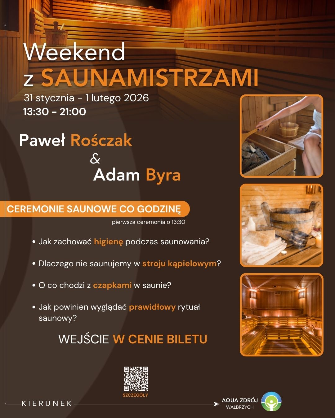 Weekend z Saunamistrzami w Aqua Zdrój Wałbrzych