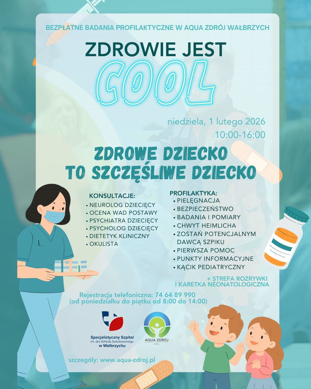 Zdrowie jest COOL – bezpłatne badania profilaktyczne dla dzieci
